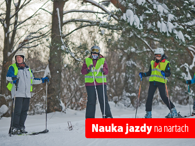 Nauka jazdy na stoku